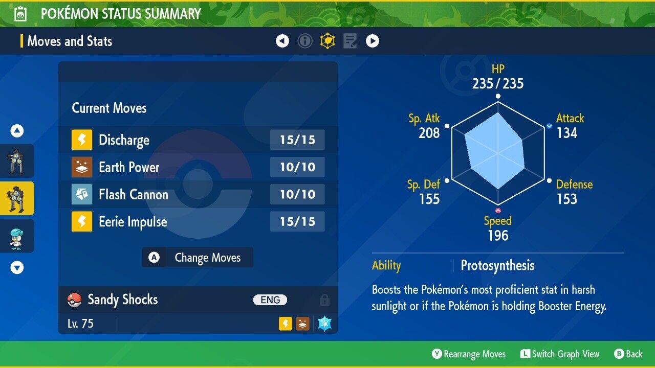 Sandy Shocks Ice Tera Raid Event May 2024 Untouched IV Pokémon Scarlet Violet
