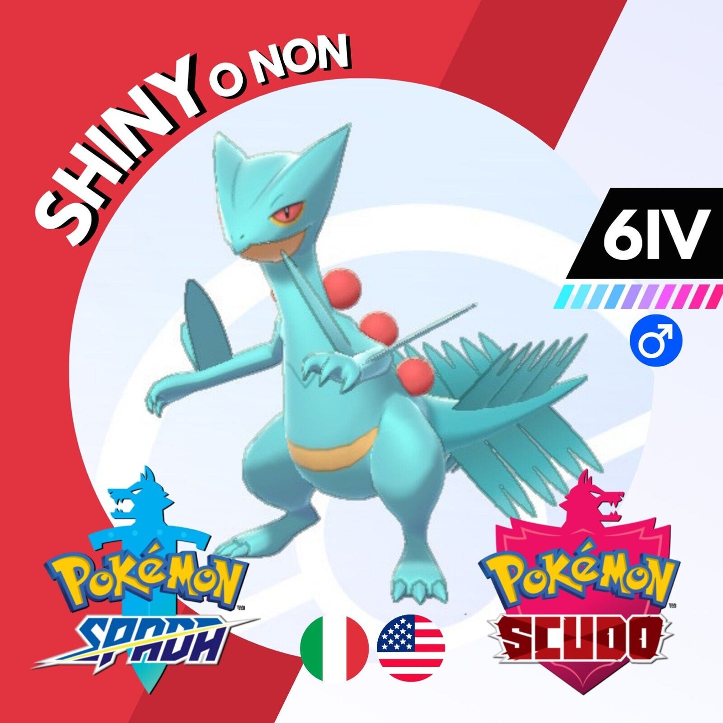Sceptile Shiny o Non 6 IV Competitivo Legit Pokemon Spada Scudo Sword Shield