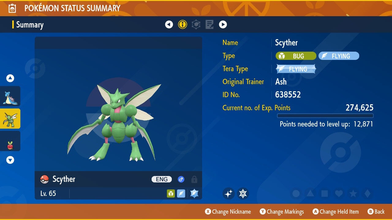 Scyther Shiny Event Mass Outbreaks February Untouched Pokémon Scarlet Violet