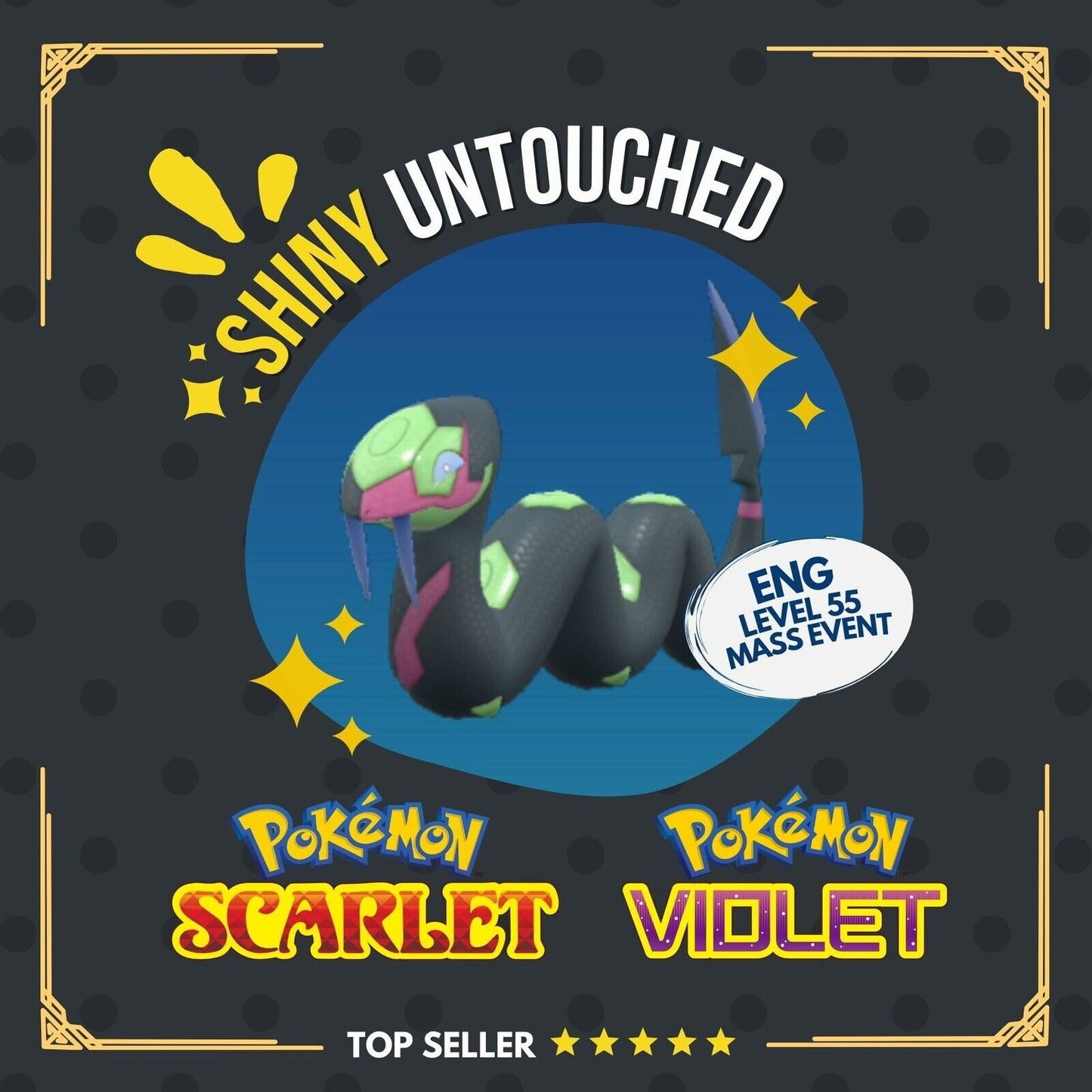 Seviper Shiny Event Mass Outbreaks Snakelike Untouched IV Pokémon Scarlet Violet