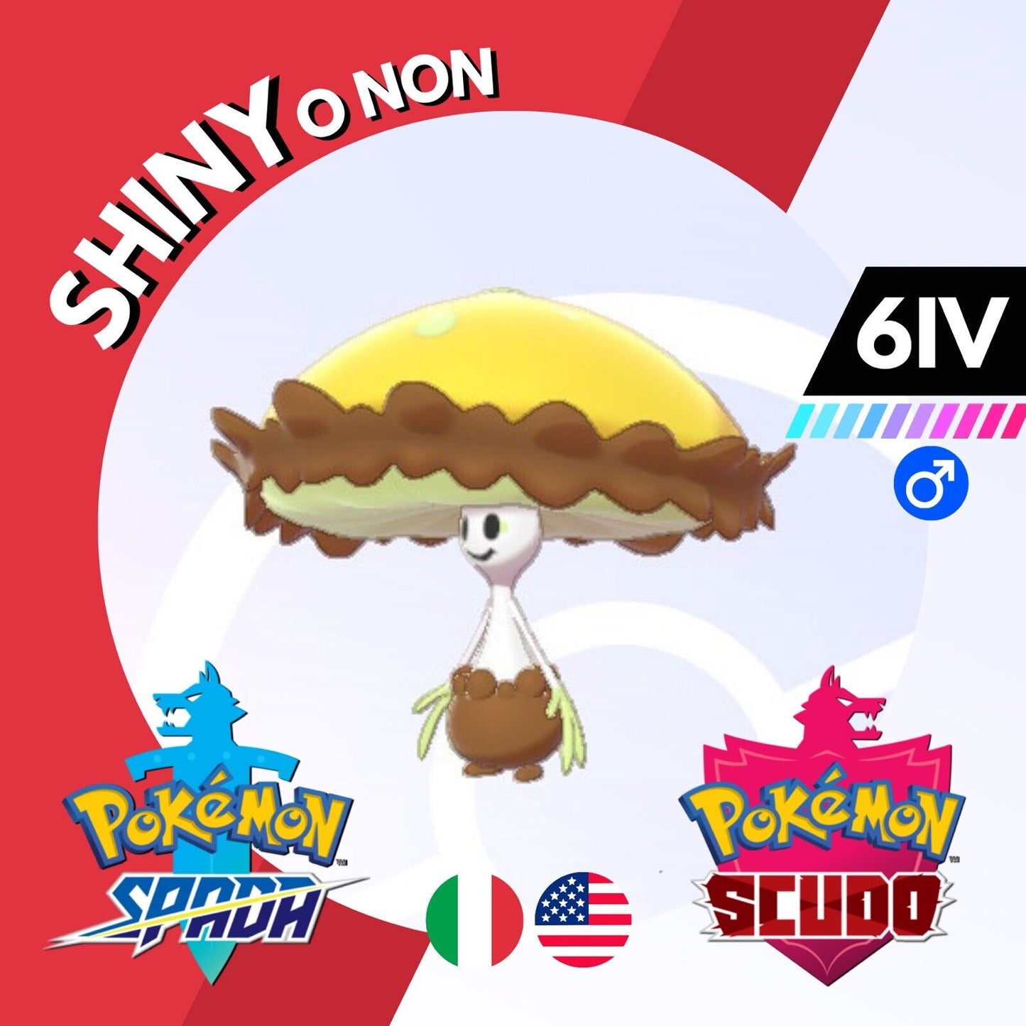 Shiinotic Shiny o Non 6 IV Competitivo Legit Pokemon Spada Scudo Sword Shield