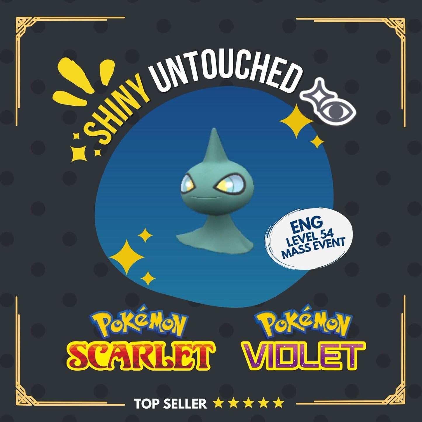 Shuppet Shiny Event Mass Outbreaks Crafty Untouched IV Pokémon Scarlet Violet
