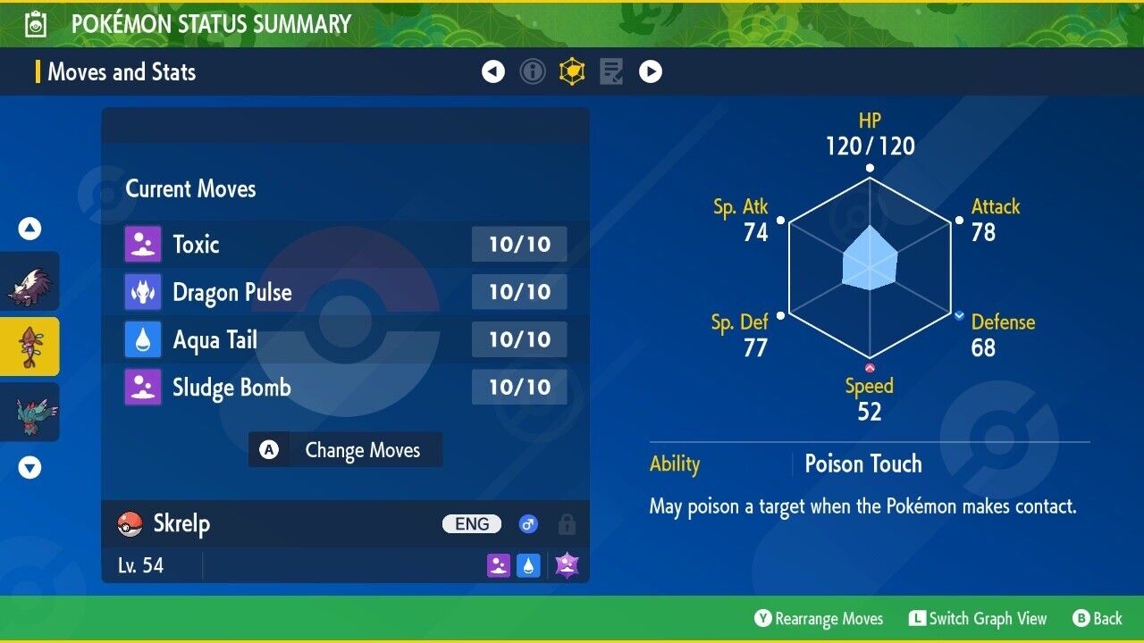 Skrelp Shiny Event Mass Outbreak Uncommon Mark Untouched Pokémon Scarlet Violet Shiny by Shiny Living Dex | Shiny Living Dex