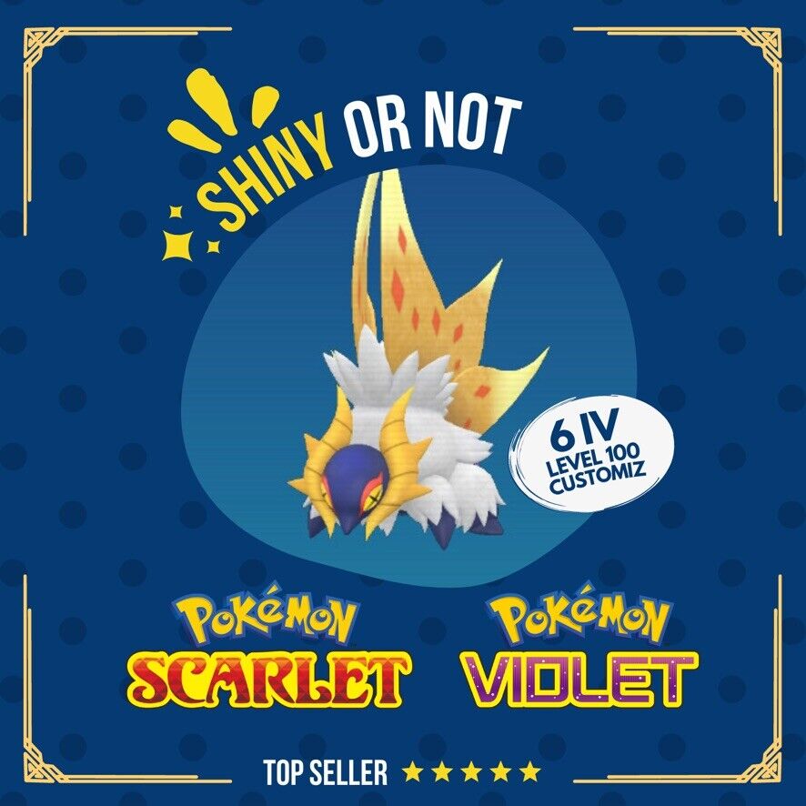 Slither Wing Volcarona Paradox Shiny or Non Competitive Pokmon Scar Shiny Living Dex Slither Wing Volcarona Paradox Shiny or Non Competitive Pokmon Scar Shiny Living Dex