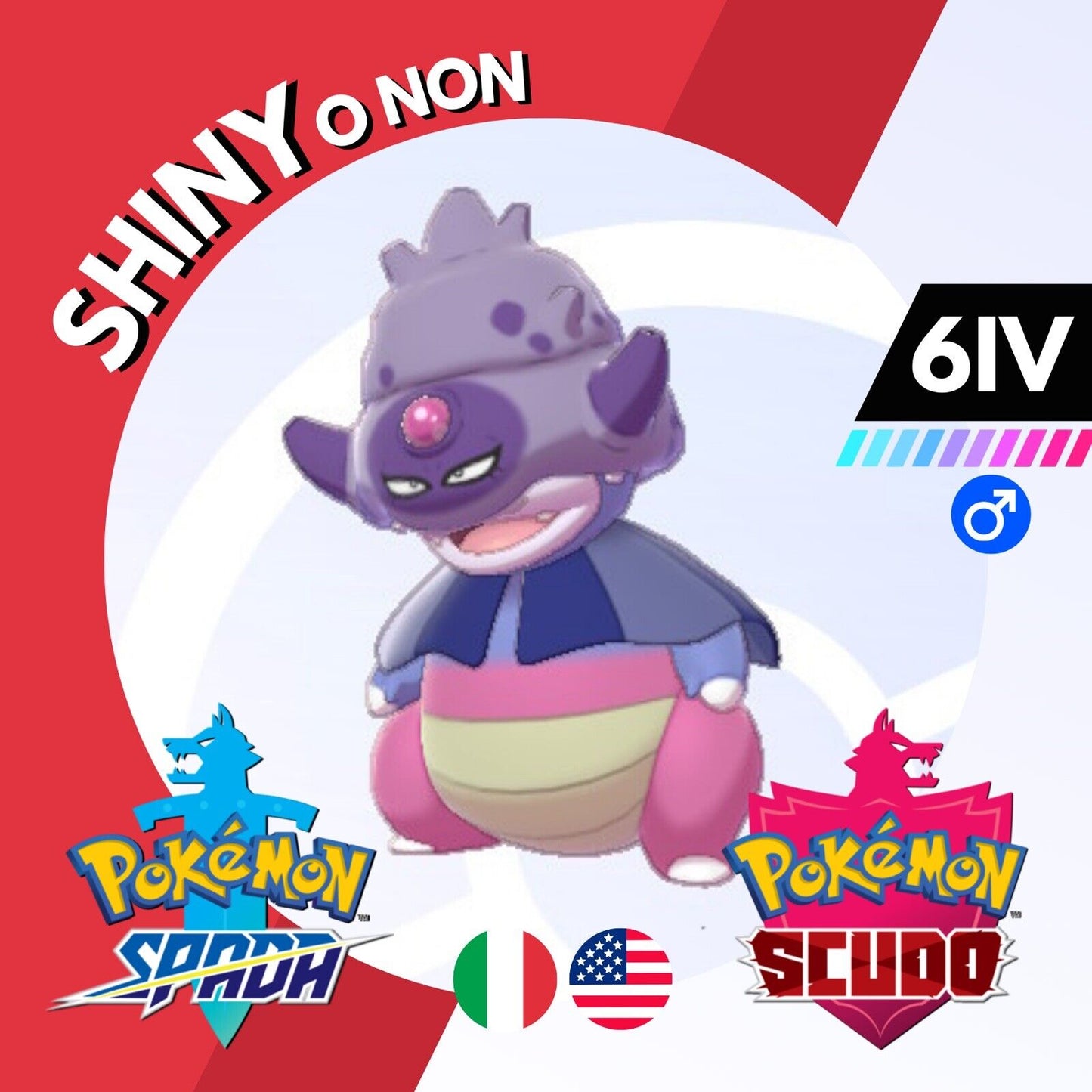 Slowking di Galar Shiny o Non 6 IV Competitivo Pokemon Spada Scudo Sword Shield