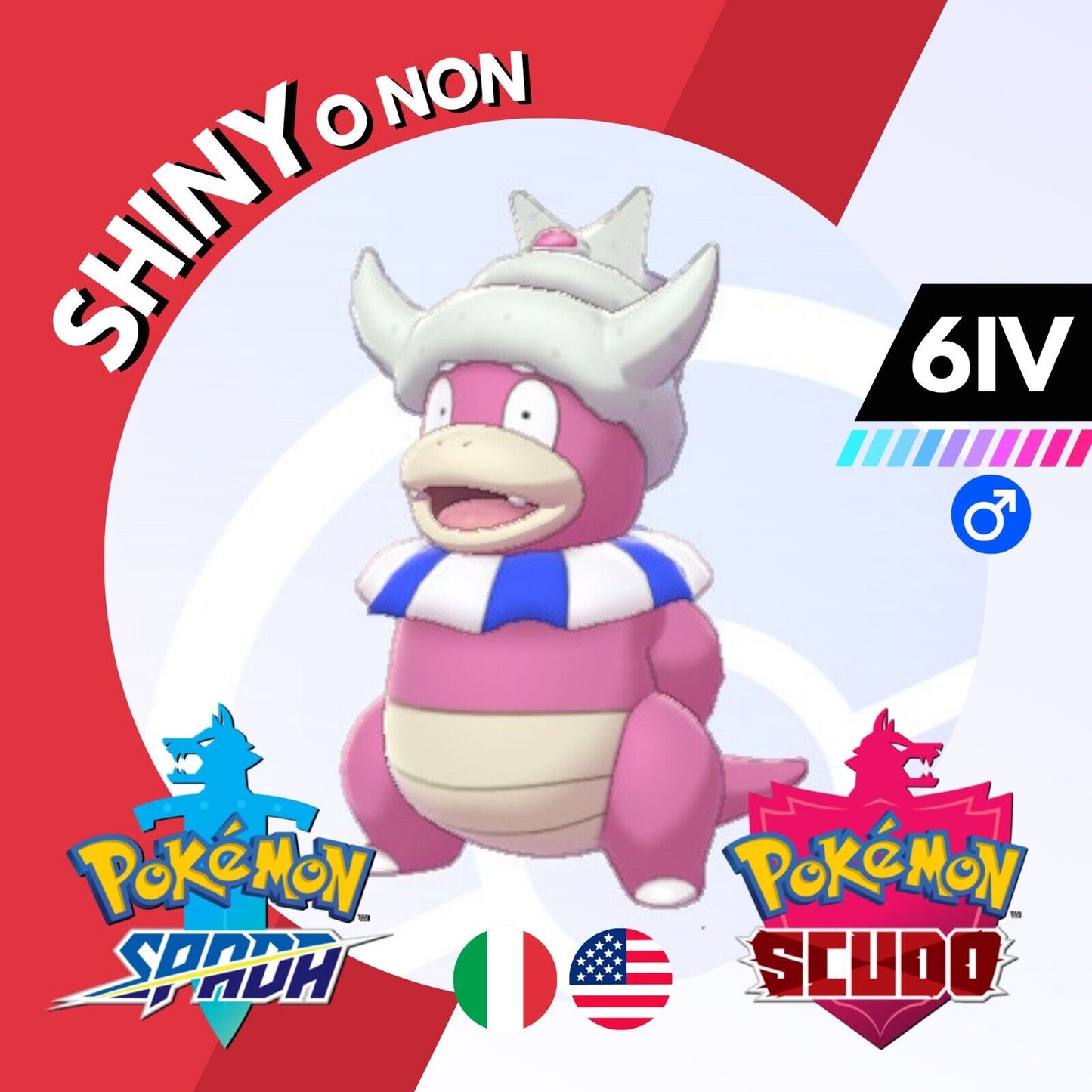 Slowking Shiny o Non 6 IV Competitivo Legit Pokemon Spada Scudo Sword Shield
