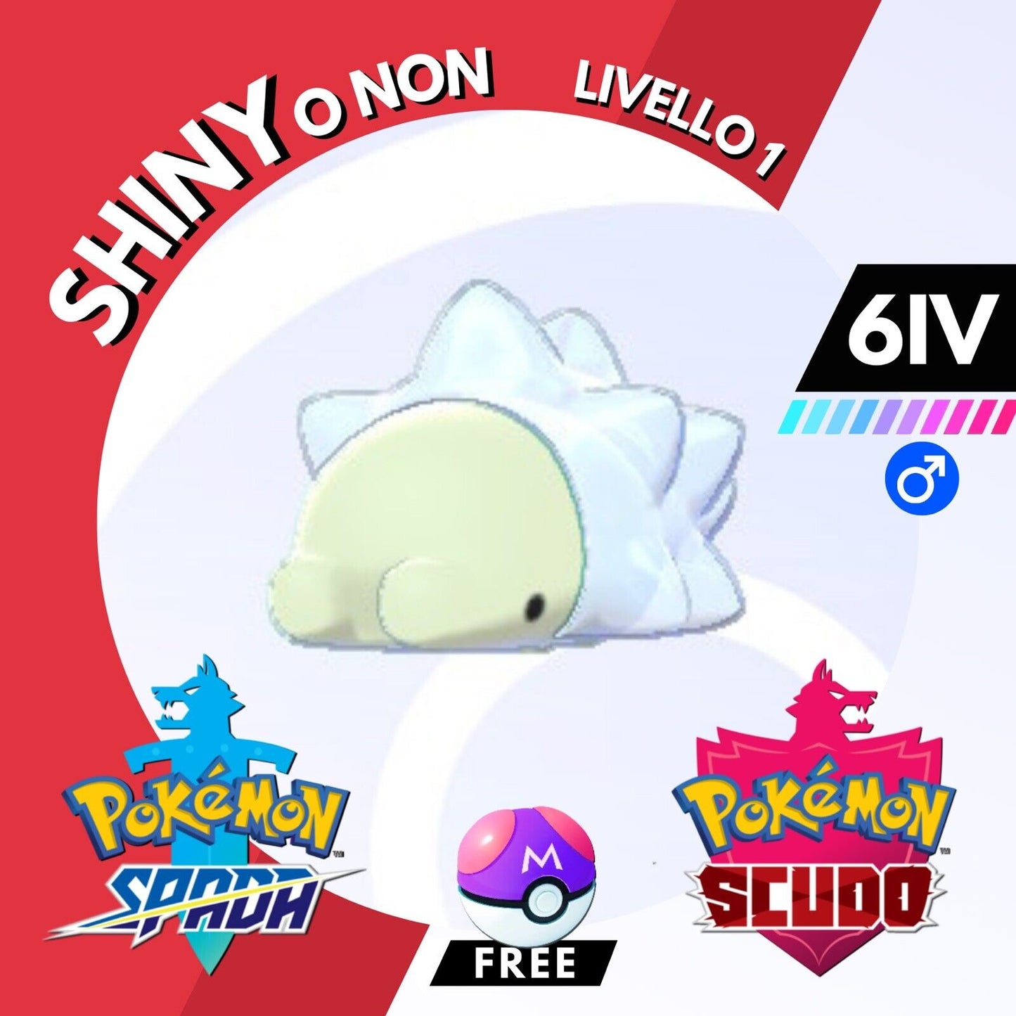 Snom Shiny o Non 6 IV e Master Ball Legit Pokemon Spada Scudo Sword Shield