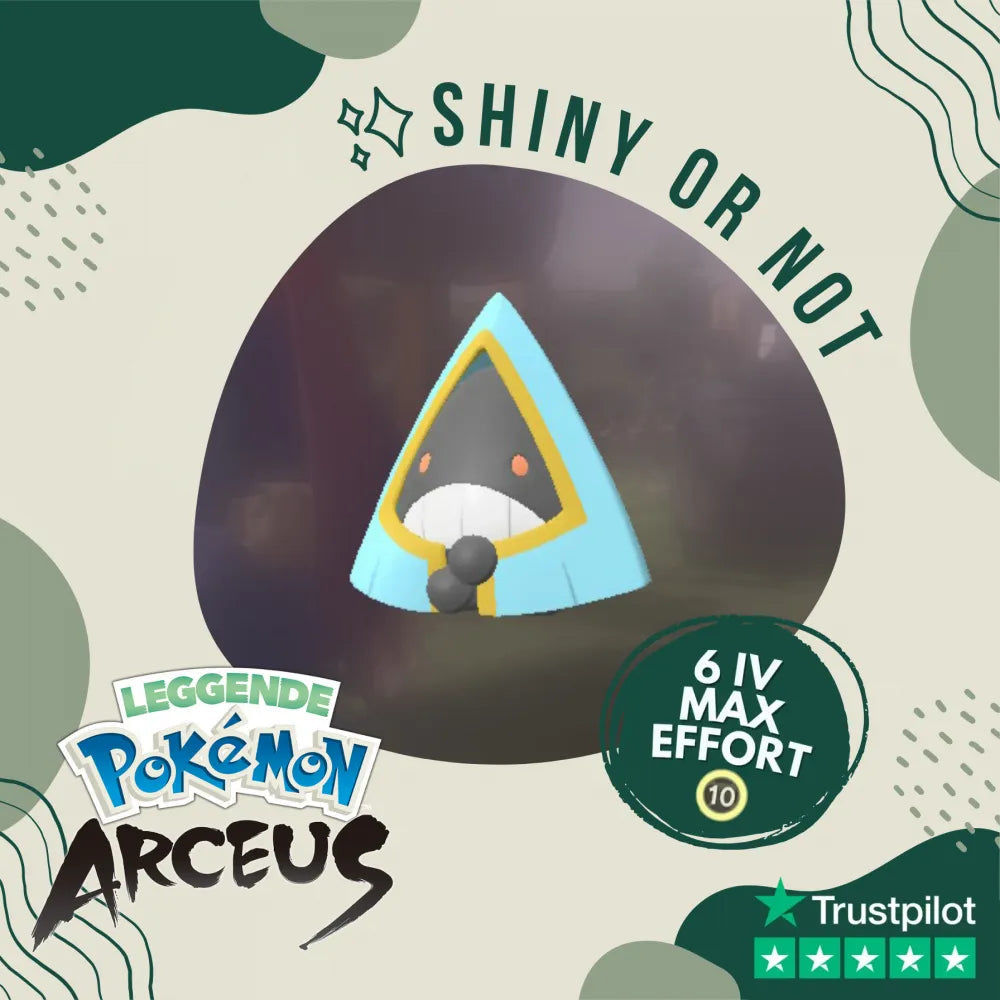 Snorunt Shiny ✨ Legends Pokémon Arceus 6 Iv Max Effort Custom Ot Level Gender
