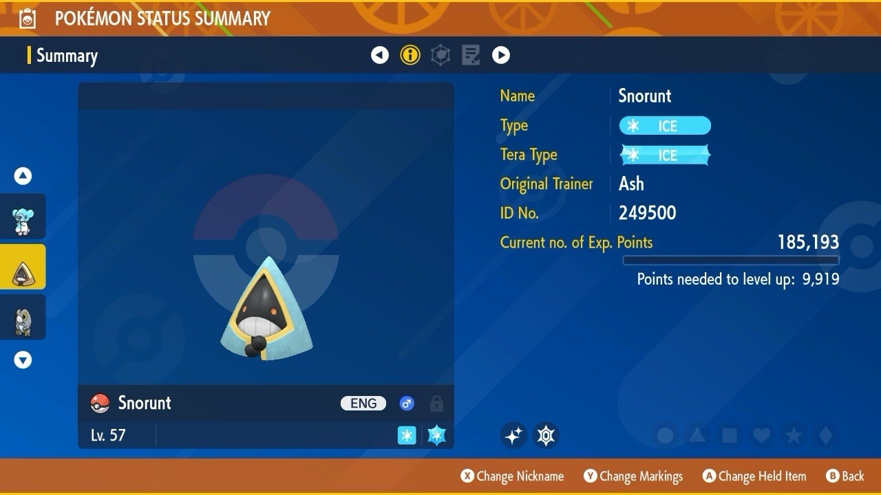 Snorunt Shiny Mass Outbreak August 25 Event Untouched IV Pokémon Scarlet Violet