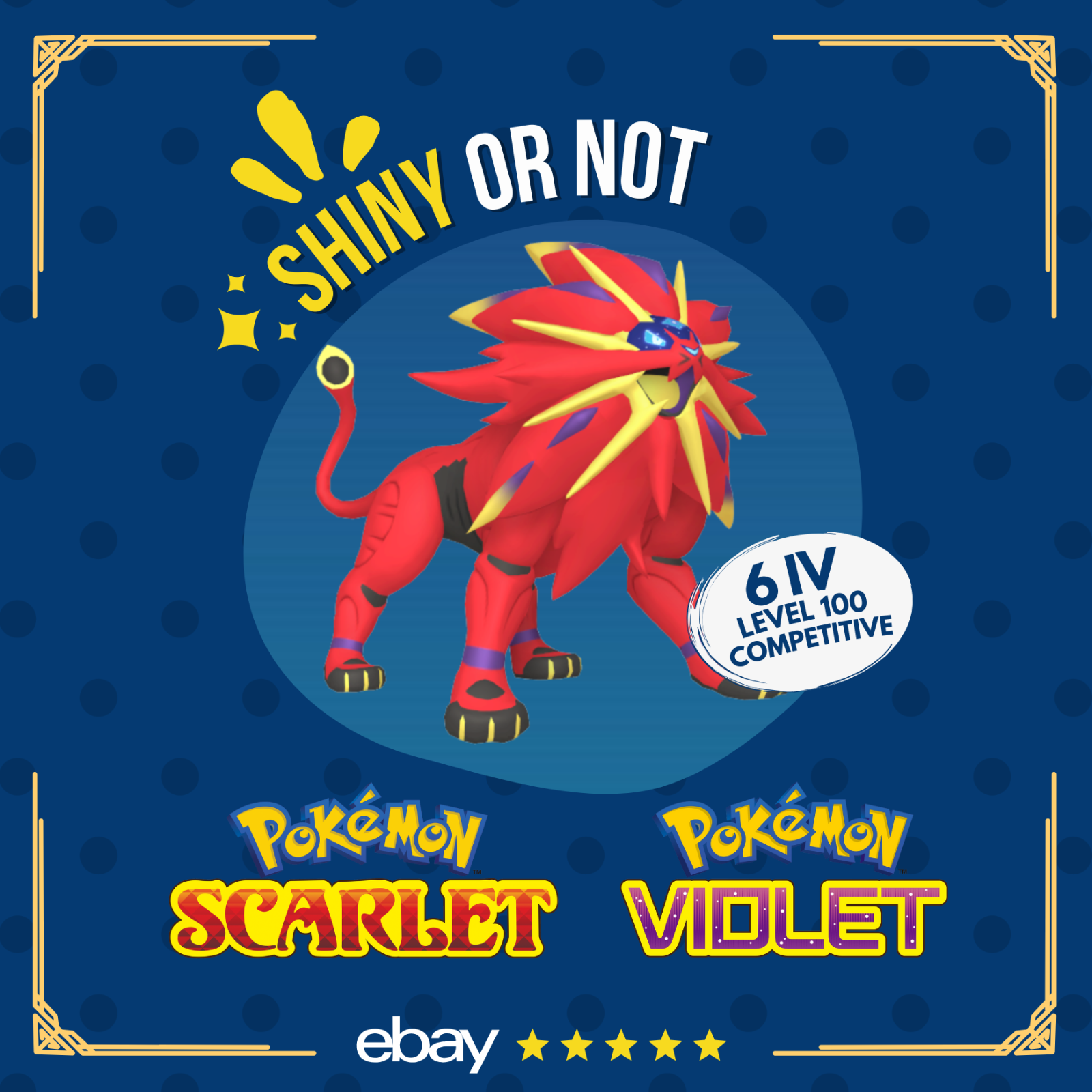 Any Pokémon Shiny Or Non For Scarlet & Violet Level 100 Competitive 6 IV Battle - Foto 5
