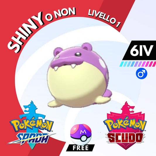 Spheal Shiny o Non 6 IV e Master Ball Legit Pokemon Spada Scudo Sword Shield
