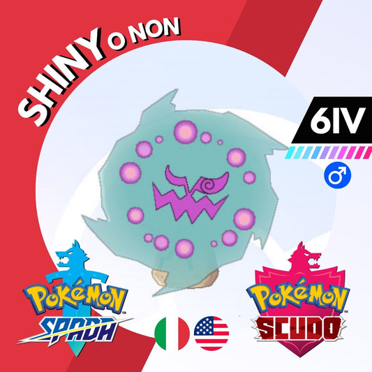 Spiritomb Shiny o Non 6 IV Competitivo Legit Pokemon Spada Scudo Sword Shield