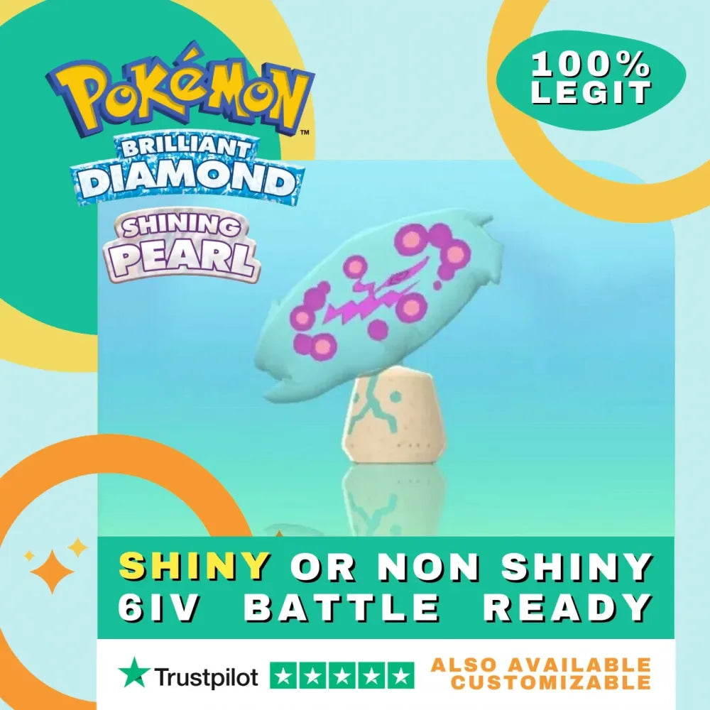 Spiritomb Shiny ✨ or Non Shiny Pokémon Brilliant Diamond Shining Pearl Battle Ready 6 IV Competitive 100% Legit Level 100 Customizable Custom OT by Shiny Living Dex | Shiny Living Dex