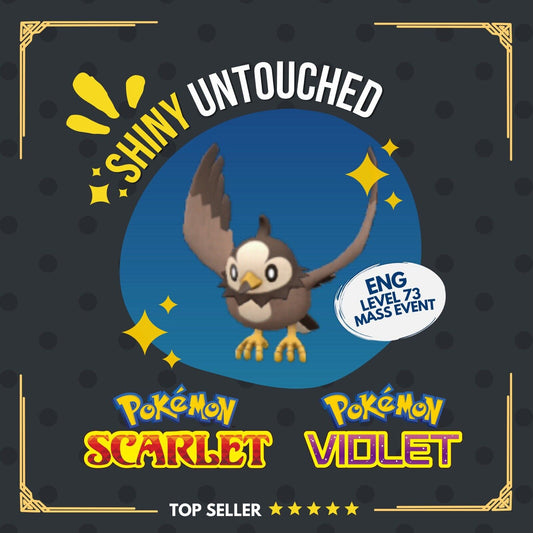 Starly Shiny Event Mass Outbreaks February Untouched IV Pokémon Scarlet Violet