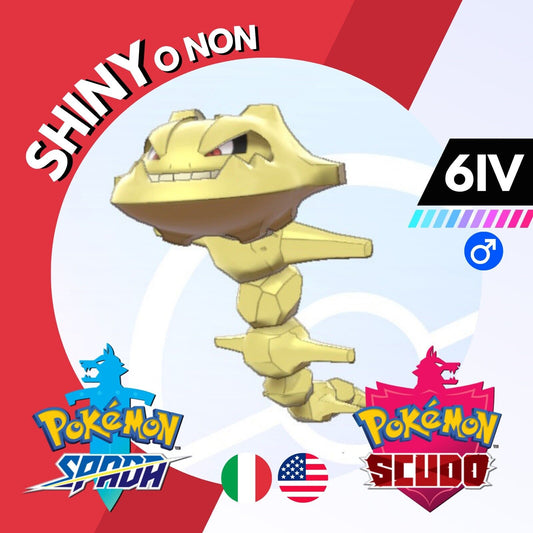 Steelix Shiny o Non 6 IV Competitivo Legit Pokemon Spada Scudo Sword Shield