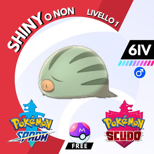 Swinub Shiny o Non 6 IV e Master Ball Legit Pokemon Spada Scudo Sword Shield