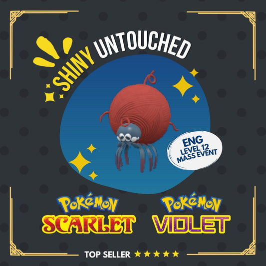 Tarountula Shiny Event Mass Outbreaks 2025 Untouched IV Pokémon Scarlet Violet