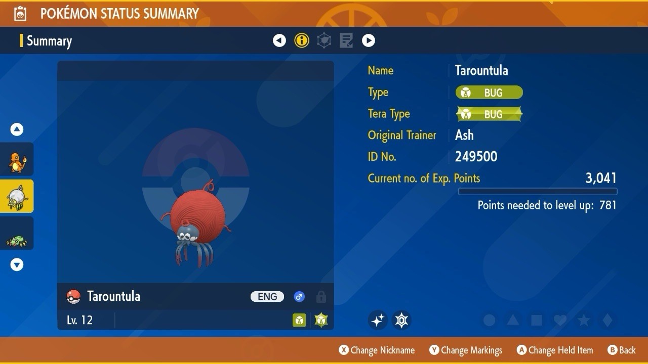 Tarountula Shiny Event Mass Outbreaks 2025 Untouched IV Pokémon Scarlet Violet