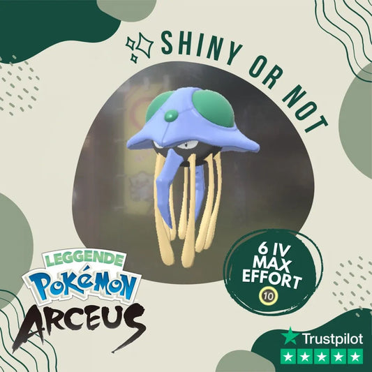 Tentacruel Shiny ✨ Legends Pokémon Arceus 6 Iv Max Effort Custom Ot Level Gender