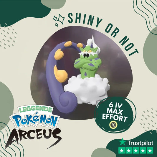 Tornadus Shiny ✨ Legends Pokémon Arceus 6 Iv Max Effort Custom Ot Level Gender