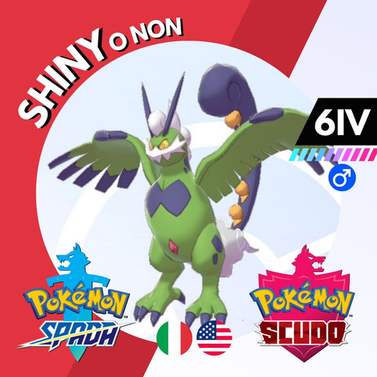 Tornadus Totem Therian Shiny o Non 6 IV Legit Pokemon Spada Scudo Sword Shield