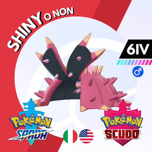 Toxapex Shiny o Non 6 IV Competitivo Legit Pokemon Spada Scudo Sword Shield