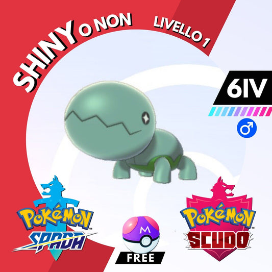 Trapinch Shiny o Non 6 IV e Master Ball Legit Pokemon Spada Scudo Sword Shield