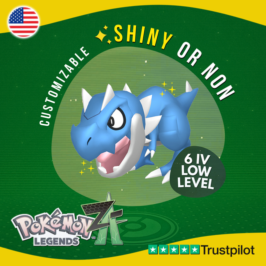 Tyrunt Shiny or Non ✨ 6 IV Pokémon Legends Z-A Competitive Customizable ZA Z A