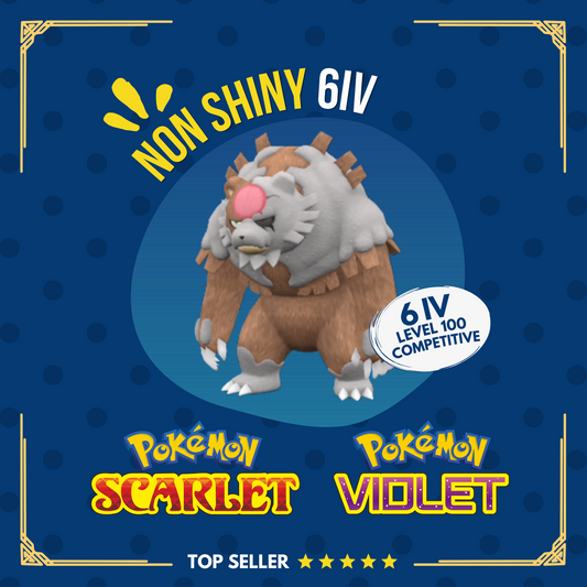 Ursaluna Blood Moon Bloodmoon 6 IV Competitive Custom Pokémon Scarlet Violet by Shiny Living Dex | Shiny Living Dex