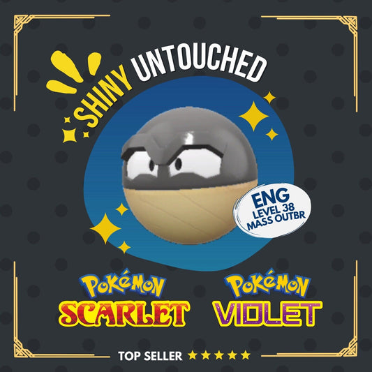 Voltorb Hisui Shiny Event Mass Outbreak Untouched IV Pokémon Scarlet Violet Shiny by Shiny Living Dex | Shiny Living Dex