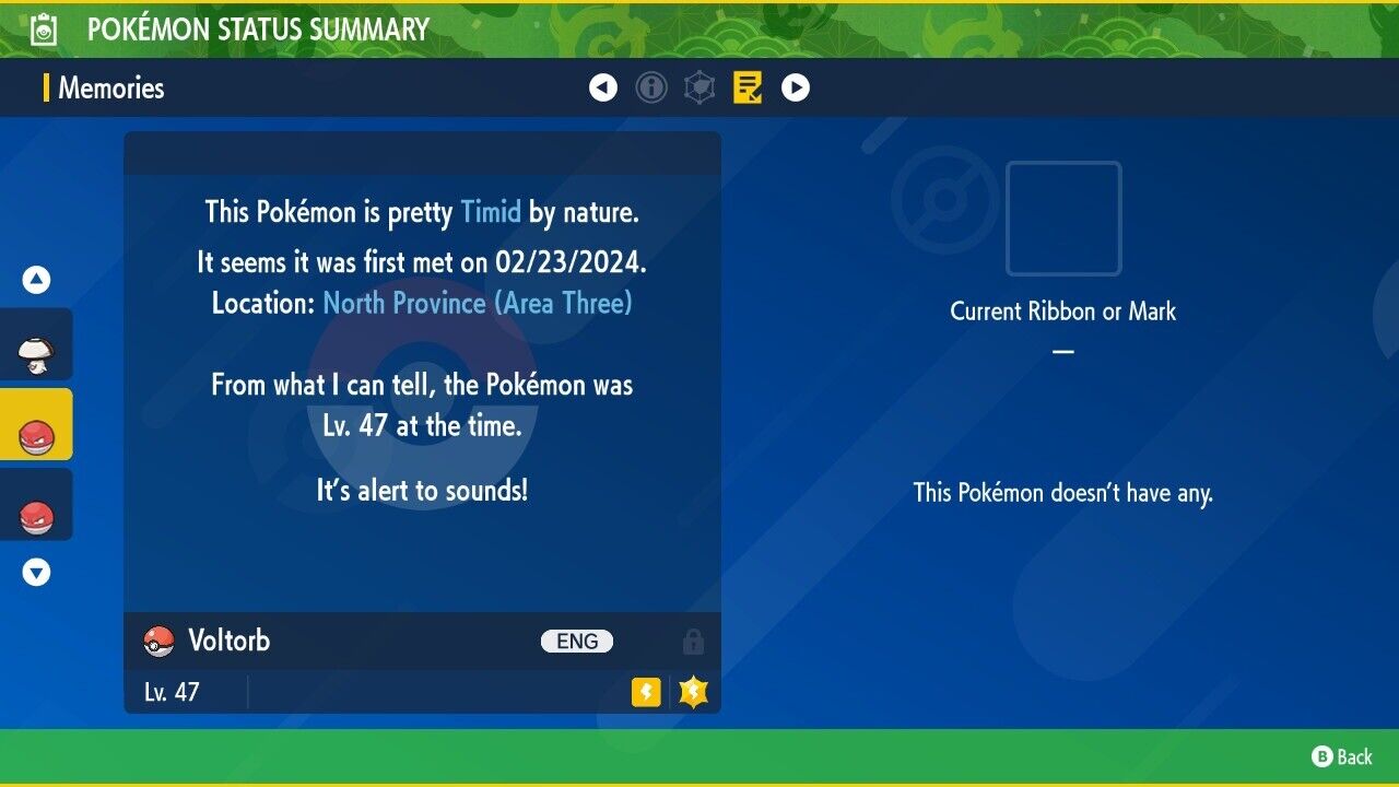 Voltorb Kanto Shiny Event Mass Outbreak Untouched IV Pokémon Scarlet Violet Shiny by Shiny Living Dex | Shiny Living Dex