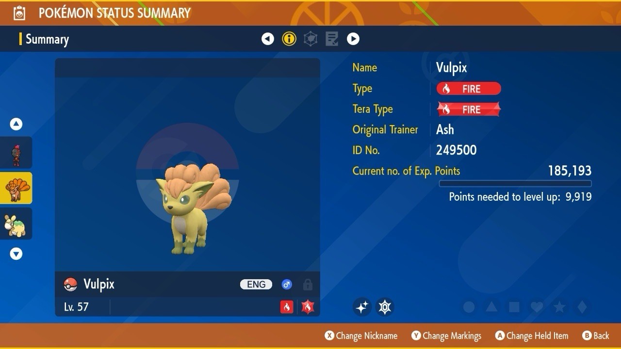 Vulpix Shiny Mass Outbreak August 25 Event Untouched IV Pokémon Scarlet Violet