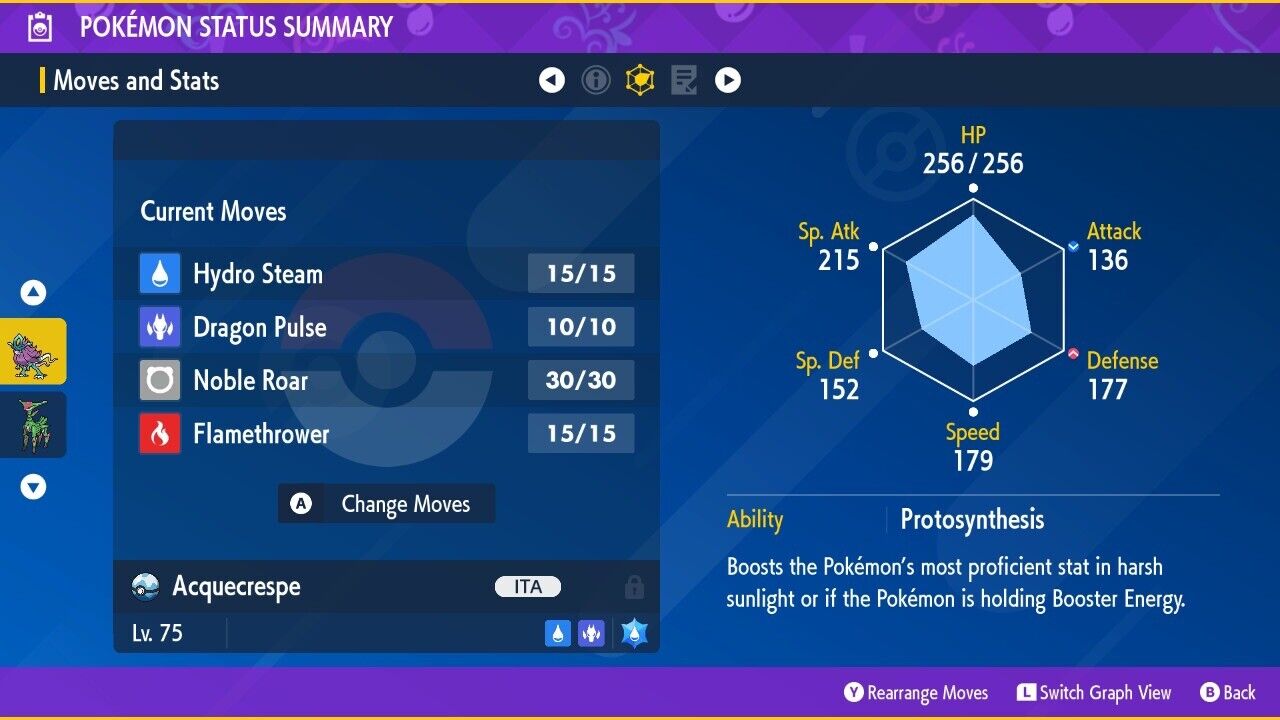 Walking Wake Suicune Paradox Tera Raid Event Untouched Pokémon Scarlet Violet Non Shiny Lv. 75 by Shiny Living Dex | Shiny Living Dex