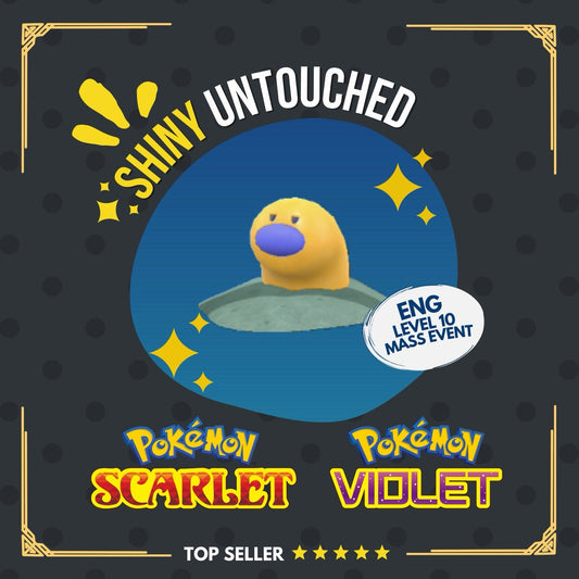 Wiglett Shiny Event Mass Outbreaks 2025 Gold Untouched IV Pokémon Scarlet Violet