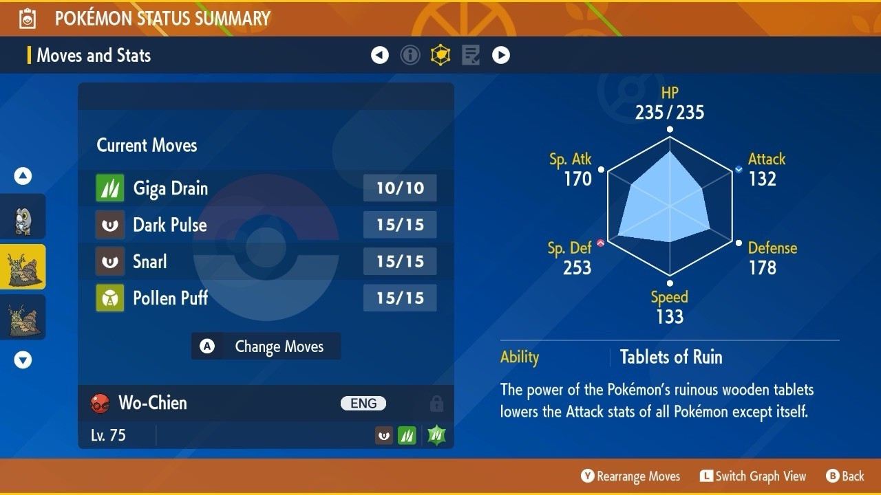 Wo-Chien Shiny Event Raid August 2025 Event Untouched IV Pokémon Scarlet Violet