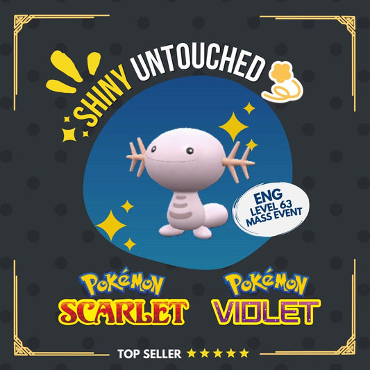 Wooper Shiny Event Mass Outbreaks December Untouched IV Pokémon Scarlet Violet
