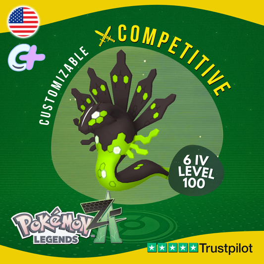Zygarde 50% Form 6 IV Pokémon Legends Z-A Competitive Customizable ZA Z A