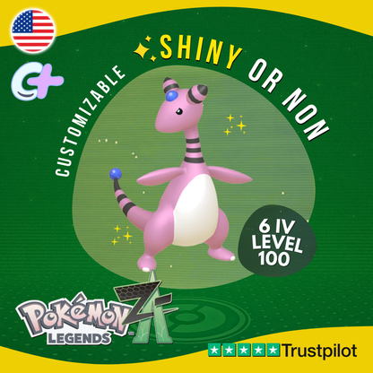 Ampharos Shiny or Non ✨6 IV Pokémon Legends Z-A Competitive Customizable ZA Z A