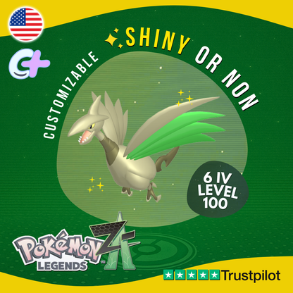 Skarmory Shiny or Non ✨6 IV Pokémon Legends Z-A Competitive Customizable ZA Z A
