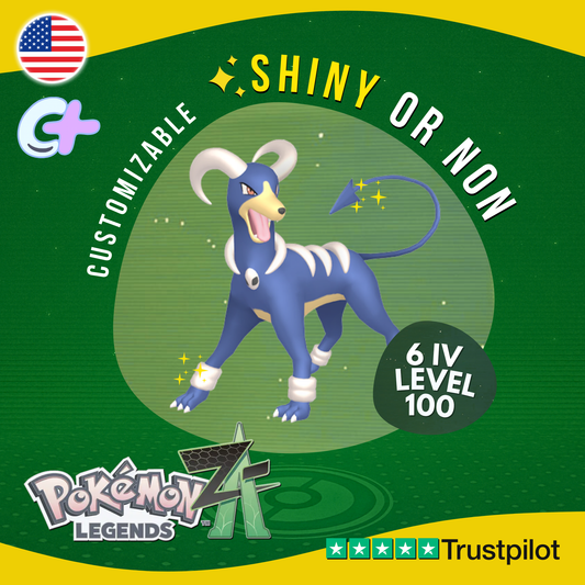 Houndoom Shiny or Non ✨6 IV Pokémon Legends Z-A Competitive Customizable ZA Z A