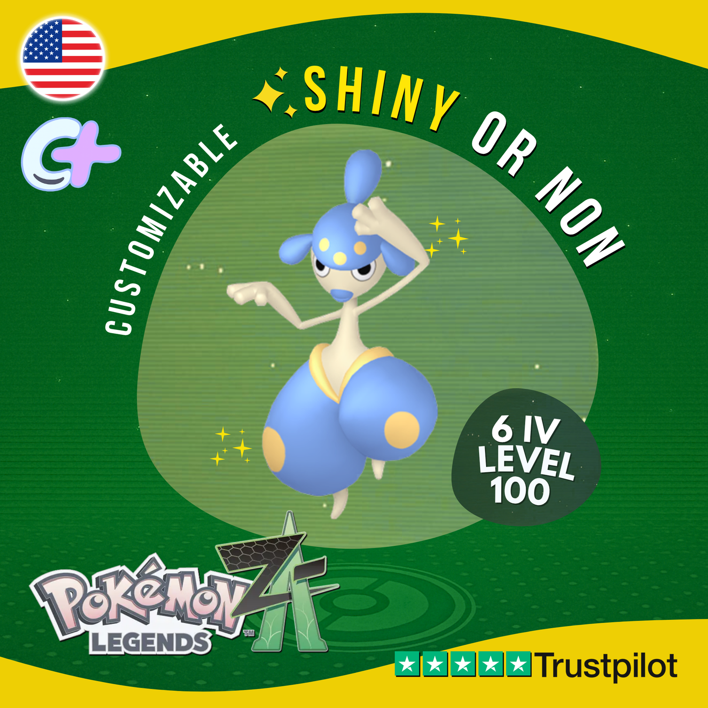 Medicham Shiny or Non ✨6 IV Pokémon Legends Z-A Competitive Customizable ZA Z A