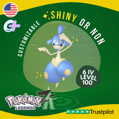Medicham Shiny or Non ✨6 IV Pokémon Legends Z-A Competitive Customizable ZA Z A
