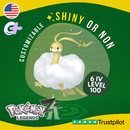 Altaria Shiny or Non ✨6 IV Pokémon Legends Z-A Competitive Customizable ZA Z A