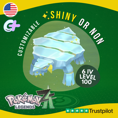 Avalugg Shiny or Non ✨6 IV Pokémon Legends Z-A Competitive Customizable ZA Z A