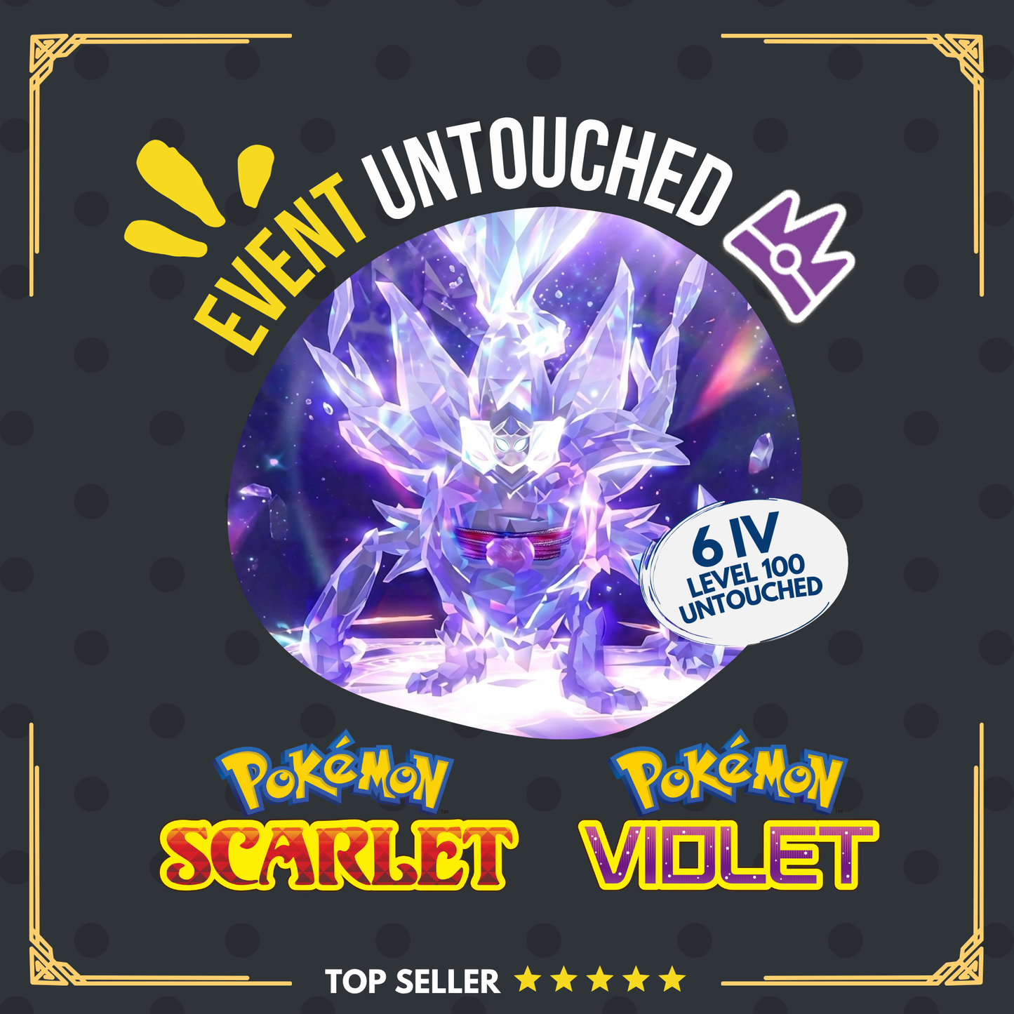 Annihilape Unrivaled Tera Raid Event Mightiest Mark 6 IV Pokémon Scarlet Violet