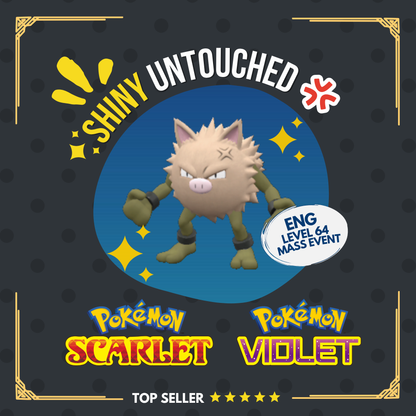 Primeape Shiny Event August 2026 Mass Outbreak Untouched Pokémon Scarlet Violet