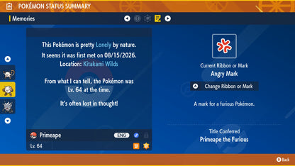 Primeape Shiny Event August 2026 Mass Outbreak Untouched Pokémon Scarlet Violet