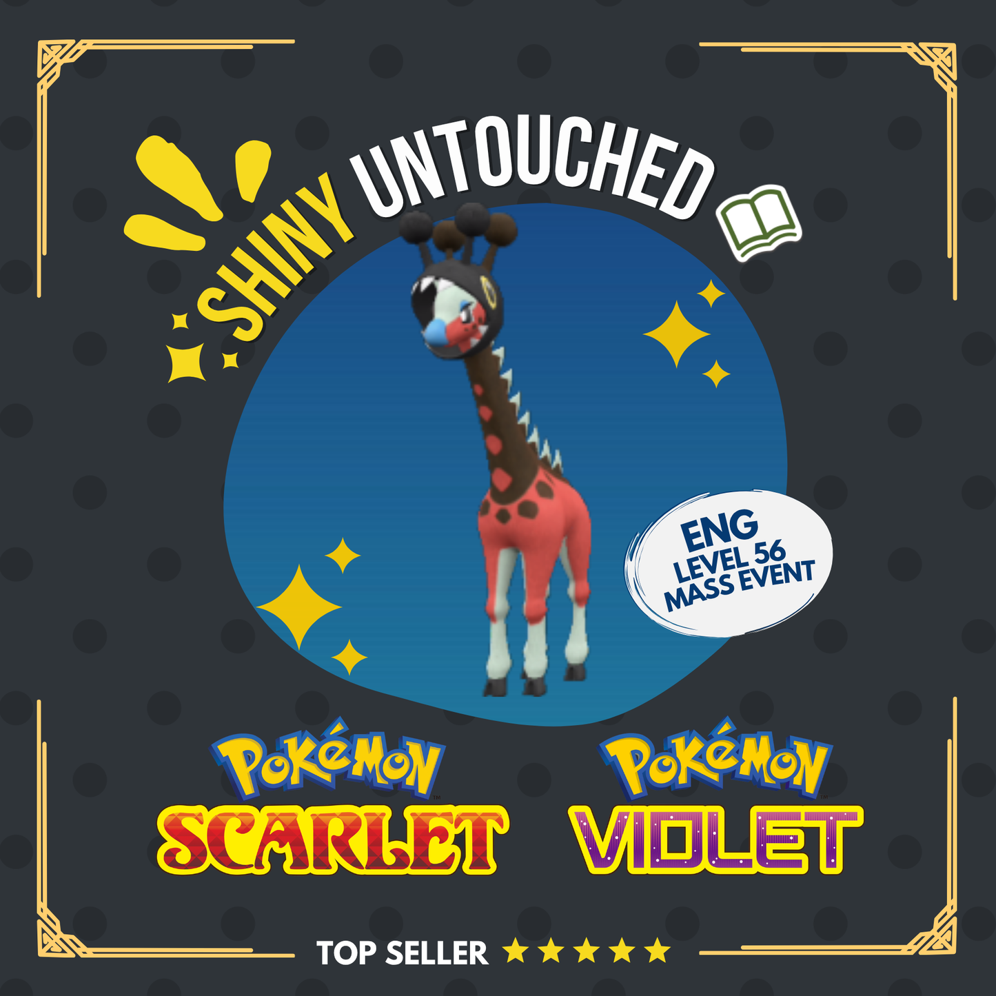 Farigiraf Shiny Event August 2026 Mass Outbreak Untouched Pokémon Scarlet Violet
