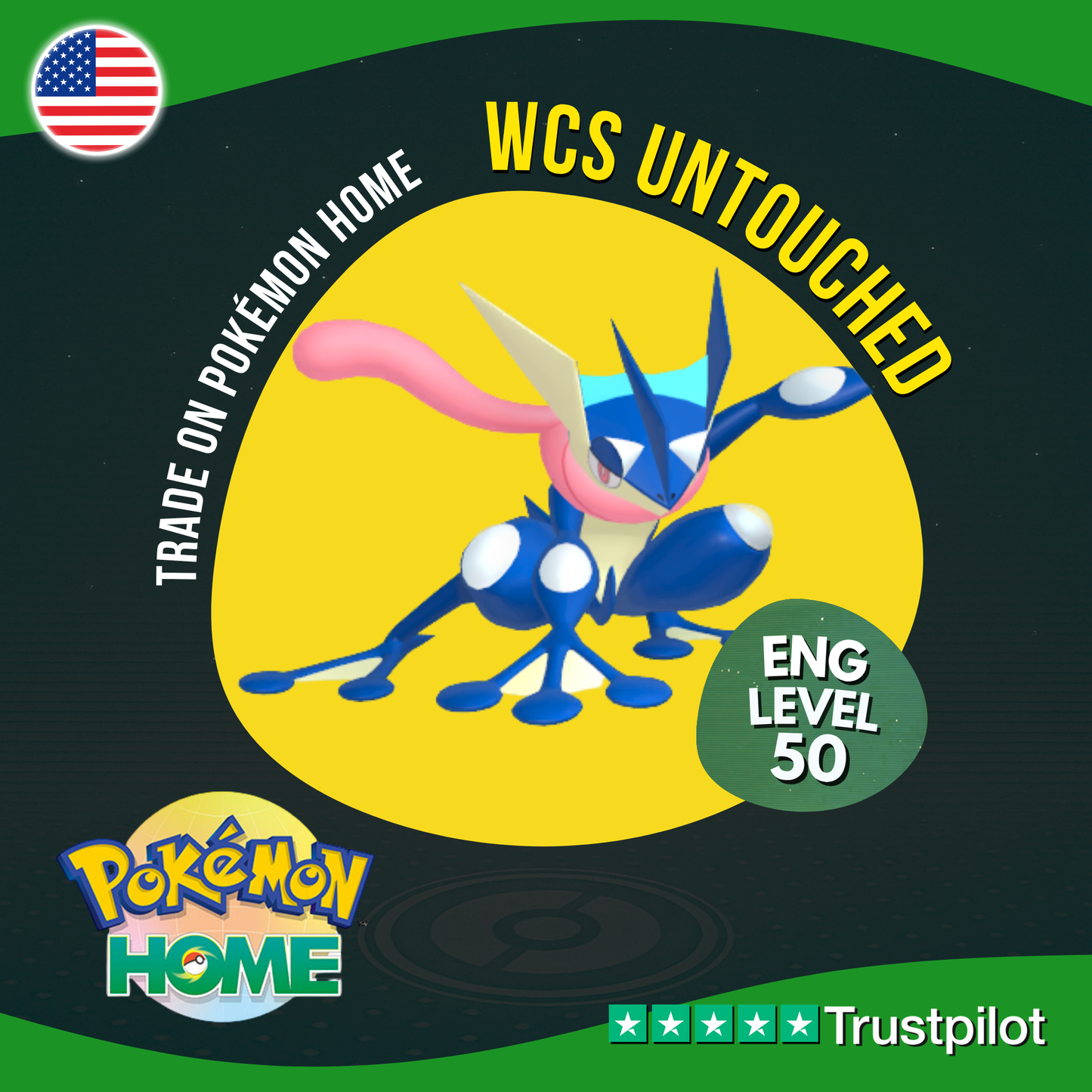 Greninja WCS 2026 Event Untouched Pokémon HOME Champions Legit 260828 Worlds26