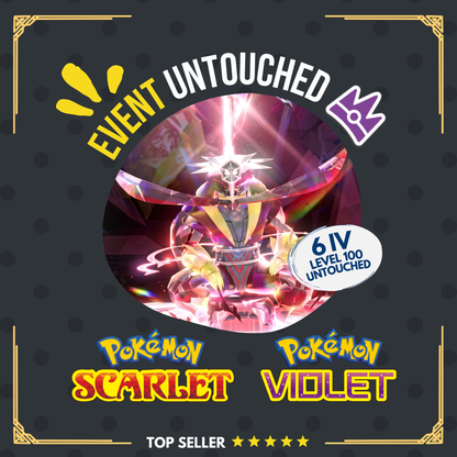 Kingambit Unrivaled Tera Raid Event Mightiest Mark 6 IV Pokémon Scarlet Violet